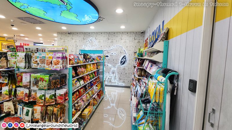 SNOOPY PEANUTS ที่ 7-Eleven ไทเป, ไต้หวัน